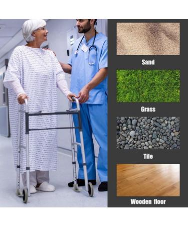 Kecung Walker Ski Glides 4 Pieces Heavy Duty Walker Glides Walker Feet Replacement Spare Parts Walker Glide Skis for 1 1/8 Inch Tubes Tool - Buy Online on GoSupps.com