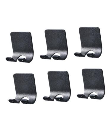 Zerodeko 6st razor hooker punch-free shaver holder plug-in hook adhesive shaver holder adhesive self-adhesive plug-rack diy power supply child space aluminum no punch