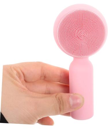 POPETPOP Silicone Face Brush Pore Scrubber Hand Scrubber Silicone Face Exfoliator Face Scrub Brush Facial Brush Face Scruber Facial Scrubber Cleansing Brush Pink Silica Gel Double Sided 3d 11x5cm Pink - Buy Online on GoSupps.com