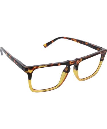 Peepers Swagger Blue Light Blocking Reading Glasses for Men - Tortoise/Amber 55mm - Buy Online on GoSupps.com
