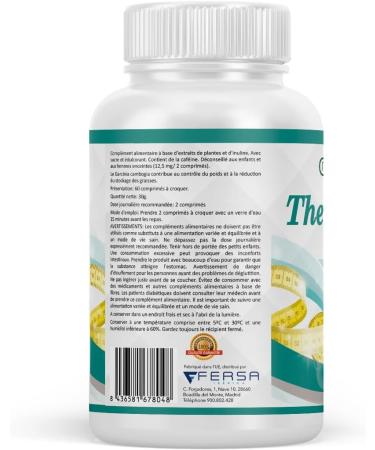 TermoGras | Weight Loss Fat Burn Appetite Reliever | Garcinia Cambogia + Glucomannan + Raspberry Ketones + African Mango + Green Coffee | Powerful Thermogenic | 60 Tablets - Buy Online on GoSupps.com