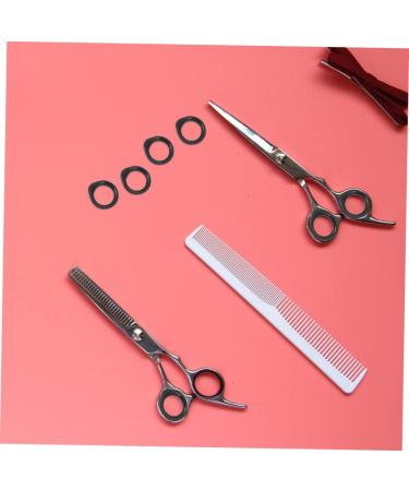 Fomiyes 10-Hour Silicone Ring Cleaning Scissors - Pet Fur Shears with Finger Handles & Protection for Dogs - Durable Hair Shears for Easy Grooming - Buy Online on GoSupps.com