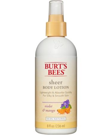 Burt's Bees Sheer Body Lotion - Violet and Mango - 8 oz