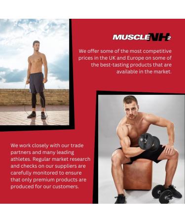 Muscle NH2 L-Glutamine Powder - 500g | 100 Servings | Supports Muscle Strength, Recovery, and Immune System Boost | Unflavoured - Buy Online on GoSupps.com