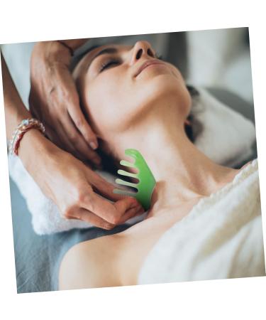 Frcolor 2-in-1 Gua Sha Massage Comb & Scalp Tool | Multifunctional Head Massage Device for Women - Optimize Relaxation and Reduce Stress - Buy Online on GoSupps.com