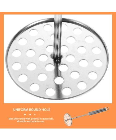 Hemoton Carrot Cookware 2pcs Potato Masher Stainless Steel with Fine Mesh Platter Fruit Cooking Tools for Bead Fruits Yams Baby Food (Silver) Garlic Smasher Press - Buy Online on GoSupps.com