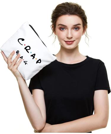 Friends Theme Natural Reusable Makeup Bag - Eco-Friendly Gift for Best Friends - Buy Online on GoSupps.com