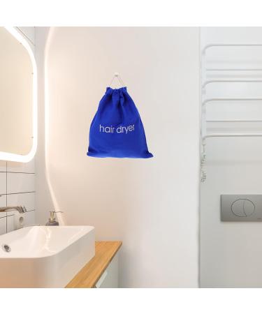 Uonlytech Black Travel Toiletry & Makeup Bag - Versatile Hair Dryer & Drawstring Backpack for Home & Travel - Buy Online on GoSupps.com