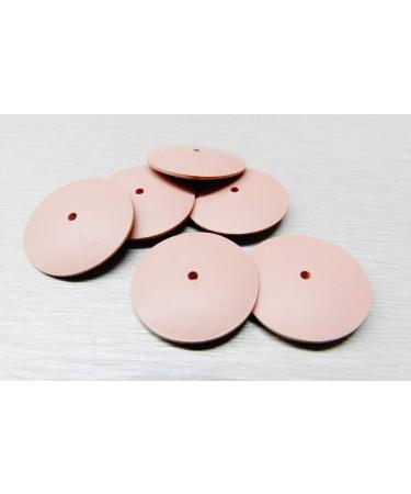 Silicone Polishing Wheels Knife Edge Pink Extra Fine Jewelry EVE Germany Pack 6
