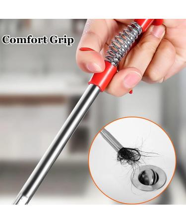 2024 Sewer Cleaning Hook - No Chemicals Drain Clog Remover Tool with Claws for Toilet & Kitchen Sink (300cm/118in - Buy Online on GoSupps.com