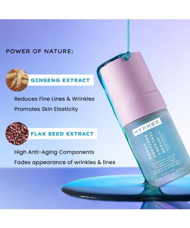 Hyphen 10% Power Peptide & 2% Copper Peptide Serum| Advanced Anti-Aging Formula | Reduces Fine Lines & Wrinkles | Glowing Skin | Face Serum For Men & Women | All Skin Types - 30ml - Buy Online on GoSupps.com
