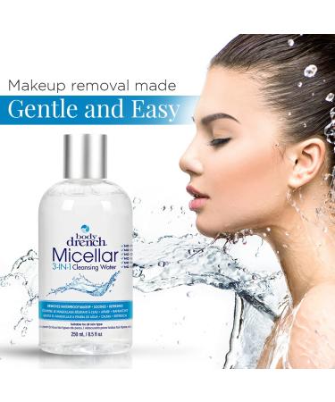 Body Drench Micellar 3-In-1 Cleansing Water 8.5 fl oz - Removes Waterproof Makeup | Pack of 1 - Buy Online on GoSupps.com
