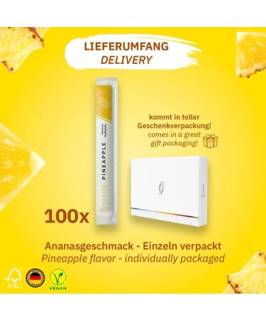 Miracle Toothpick with Taste - 100 Individually Packaged - 8 Flavored Plastic-Free Options for Fresh Breath & Smoking Cessation - Sugar-Free Pineapple & More - Buy Online on GoSupps.com