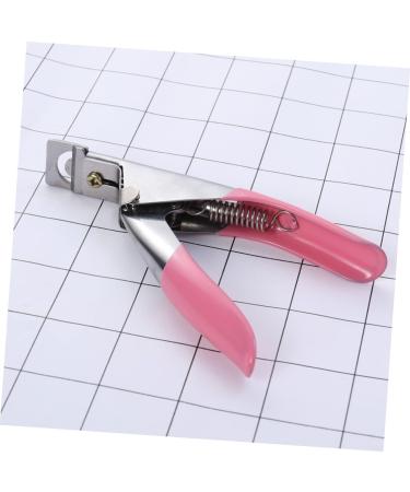 minkissy Fingernail Clipper False Nail Tip Clipper Nail Scissors Coffin Nail False Nails Nail Tool Nails Tools Nail Art Scissors Pedicure Tool False Nail Clipper Manicure Acrylic medium Rosy - Buy Online on GoSupps.com