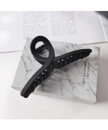 6 Pack Large Matte Hair Clips for Thick Hair - Strong Hold Claw Clips for Women - Non-Slip Rectangle and Butterfly Hair Accessories - Buy Online on GoSupps.com
