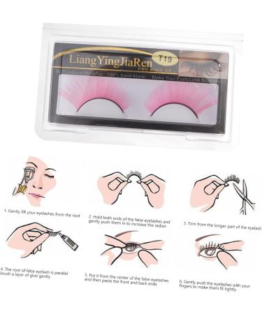 FRCOLOR 3 Pairs Color False Eyelashe False Eyelashes Colored False Lashes Beautiful Halloween Eyelashes Grande Lash Serum Fake Colored Eyelashes Glitter Lashes Curly Accessories - Buy Online on GoSupps.com