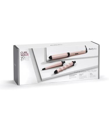BaByliss Curl & Wave Trio Styler - 3-in-1 Multi-Styler for Beachy Waves - Pink - Buy Online on GoSupps.com