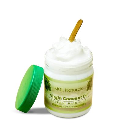Organic Virgin Coconut Oil for Hair Growth and Nourishment - 14.11 oz | Sustainably Sourced from Ghana - Buy Online on GoSupps.com