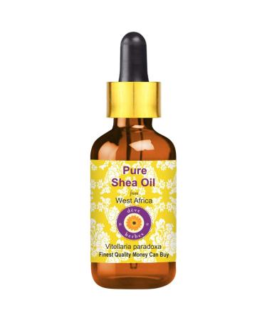 Deve Herbes Pure Shea Oil (Vitellaria paradoxa) with Glass Dropper 15ml (0.50 oz)