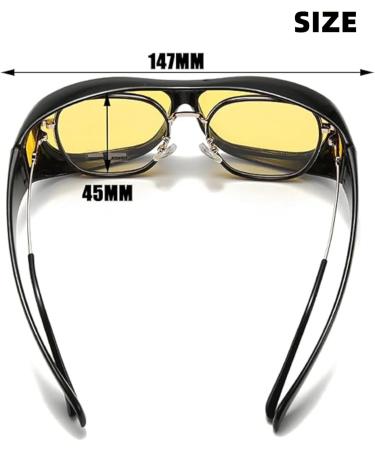 Premium Macular Degeneration Glasses for Men & Women | Yellow Lenses for Glaucoma Cataracts & Retinitis Pigmentosa - Shop Now - Buy Online on GoSupps.com