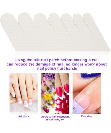Nail Repair Silk - Adhesive Silk Nail Protector Stickers Nail Wrap Reinforce UV Gel Nail Tool - Buy Online on GoSupps.com