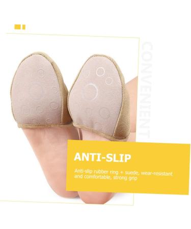FRCOLOR Yoga Toe Protector Pads - 4 Pairs Non-Slip Forefoot Cushion for High Heels | Sweat-Absorbent Shoe Pads - Buy Online on GoSupps.com