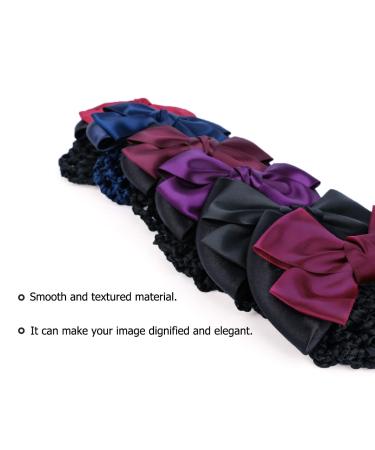 Driew Women's Hair Snoods with Bow - 6 pcs Hair Net Set | Stylish & Functional Hair Accessories - Buy Online on GoSupps.com