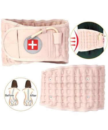 EASSL Decompression Belt - Inflatable Back Support for Lumbar Spine Relief | Herniated Disc Pain Massager - Buy Online on GoSupps.com