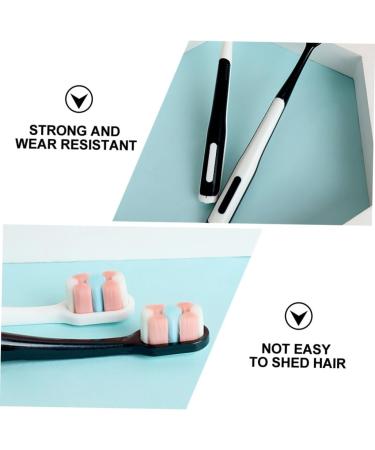 Healvian 4-Piece Paternity Month Manual Toothbrush Set for Sensitive Gums Ideal Oral Care Tools for New Parents & Postpartum Care - Buy Online on GoSupps.com