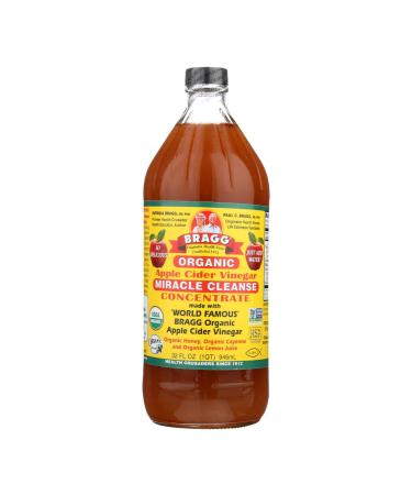 Bragg Organic Apple Cider Vinegar Honey Cayenne Wellness Cleanse – Made with ACV, Honey, Lemon Juice & Cayenne - USDA Certified Organic – Raw, Unfiltered All Natural Ingredients