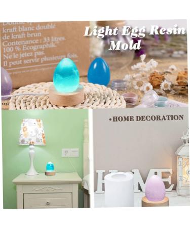 Alipis 3pcs Egg Night Light Mold Epoxy Silicone Molds Candle Silicone Mold Craft Making Mold Star Ball Soft - Buy Online on GoSupps.com