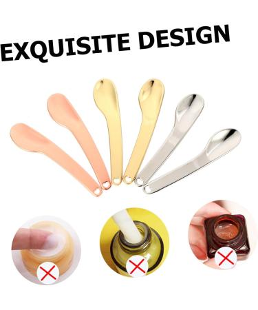 Ipetboom 6pi ces Spatules De Beaut Lot De Cuill res Pour Cr me Visage Et Masque Applicateurs cologiques Pour Produits De Soins De Peau - Buy Online on GoSupps.com