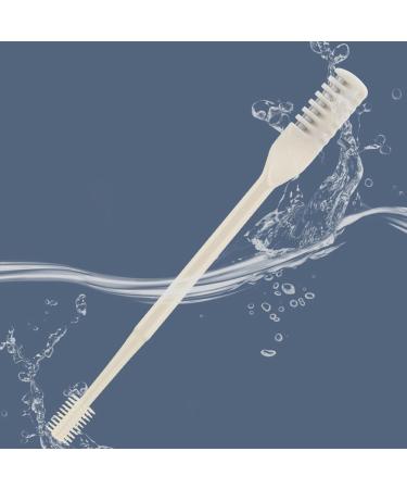 tinysiry Nose hair cutter for men washable facial cleanser double head nose hair clipper with cleaning brush nose trimmer for women beige - Buy Online on GoSupps.com