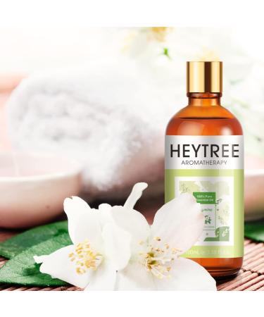 HEYTREE Jasmine Essential Oil 100ml - Aromatherapy Relaxation - Floral Scent for Diffuser & Humidifier - 100.00 ml (Pack of 1) - Buy Online on GoSupps.com