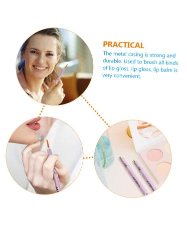 10 Pcs Retractable Lip Brush Set - Reusable Lipstick Applicators & Exfoliating Makeup Tools for Perfect Lips - Buy Online on GoSupps.com