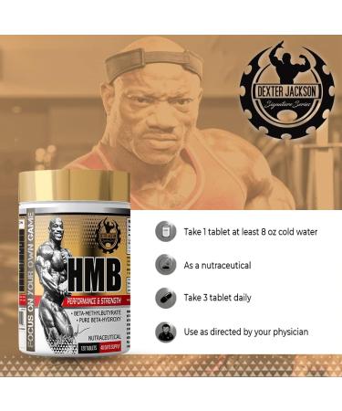 DEXTER JACKSON Gold Series HMB | Performance & Strength | 120 Tablets | 120 Serving - Buy Online on GoSupps.com