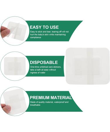 DOITOOL 10pcs Adhesive Belly Button Patches for Umbilical Cord - Easy Application - Buy Online on GoSupps.com