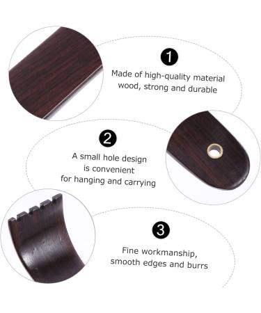 Plafope 2-Piece Ebony Back Massage Device | Portable Wood Scratching Massager for Seniors | Creative Claw Tool for Relieving Back Pain - Buy Online on GoSupps.com