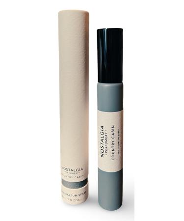 Nostalgia COUNTRY CABIN Eau de Parfum Spray for Men/Unisex 0.27 Fl Oz Oud Wood Cinnamon Vetiver