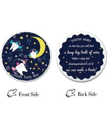 Baby Tooth Fairy Box for Boys and Girls - Blue Kids Toothfairy Organizer - Buy Online on GoSupps.com