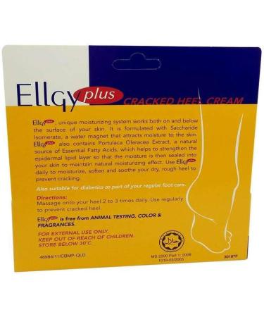 Ellgy Plus Cracked Heels Cream - Repair Rough Dry Feet - 50g | Best International Shipping - Buy Online on GoSupps.com
