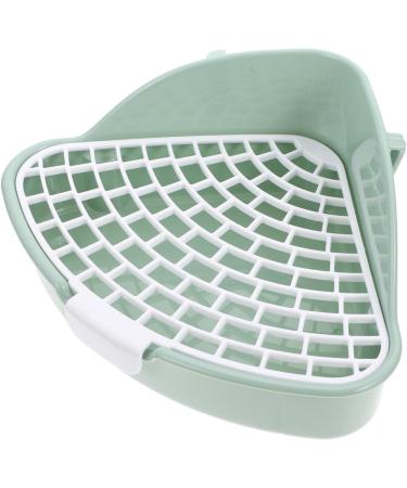 Kisangel 2pcs Box Rabbit Toilet Guinea Toilet Bunny Potty Trainer Cage Chinchilla Bins Animal Rabbit Potty Pp 25X20X10CMx2pcs Greenx2pcs - Buy Online on GoSupps.com