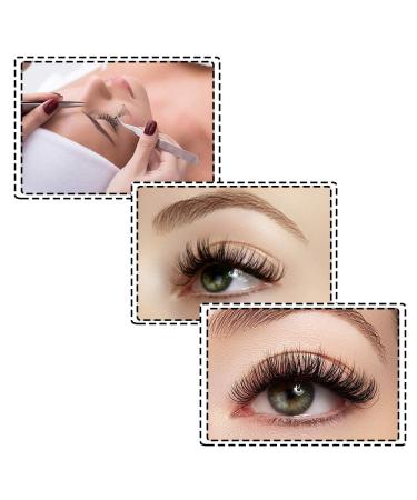 7D-C Premade Fans Eyelash Extensions - 13mm Short Stem Volume Lashes (0.070.10 CD Curl) - Buy Online on GoSupps.com