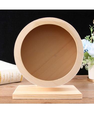 ULTECHNOVO Small Pets Exercise Wheel - 15cm Wooden Mute Running Spinner Toy for Hamsters, Gerbils, Mice, Hedgehogs, Guinea Pigs - Pet Rest Nest Toy for Rats and Chinchillas - Buy Online on GoSupps.com