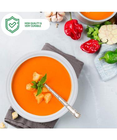 125 Pack 12 oz Compostable Paper Bowls - Eco-Friendly Disposable Bowls for Hot/Cold Food - Sturdy Design, Textured Exterior - Made from Bagasse/Sugarcane - Buy Online on GoSupps.com