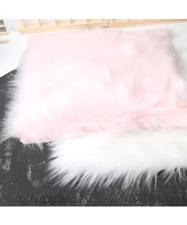 Miaija Nail Art Plush Pads Photography Props Background Nail Mat Nail Display Background Decorative for Nail Jewlery Salon Accessory (White) - Buy Online on GoSupps.com