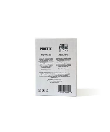 PIRETTE Mini Duo Set Evening Glass + Pirette Fragrance Travel Size Perfume Oil Warm Wood Smoky Vanilla Fresh Coconut Surf Wax & Sunscreen 0.25 Fl Oz (Pack of 2) Fresh Coconut 0.25 Fl Oz (Pack of 2) - Buy Online on GoSupps.com