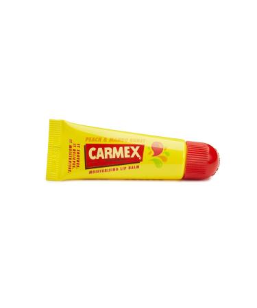 Carmex Lip Balm Peach & Mango Burst 10g - Hydrating Lip Care for Soft Lips - International Shipping Available - Buy Online on GoSupps.com