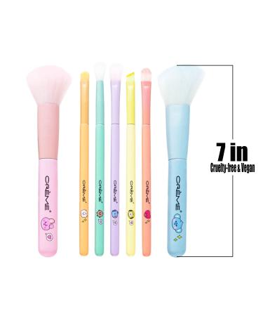 BT21 BABY Perfect Blend Brush Collection Set of 7 with Free Zipper Bag - Buy Online on GoSupps.com