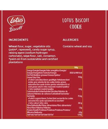 Lotus Biscoff Original Caramelised Single Biscuits | Pack of 50 | Individually Wrapped | Suitable for Vegans | Biscuit Gift Box with 50 Lotus Biscuits - Buy Online on GoSupps.com